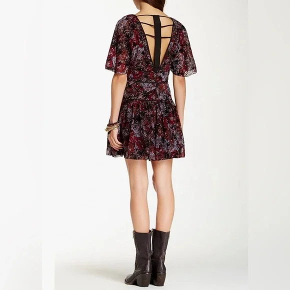 ❗️Last Chance❗️ Free People Perfect Dream Dress, Berry Combo - Picture 2 of 11